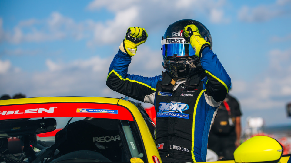 Justin Adakonis Holds Off Jared Thomas on Streets of St. Pete for Maiden Mazda MX-5 Cup Win