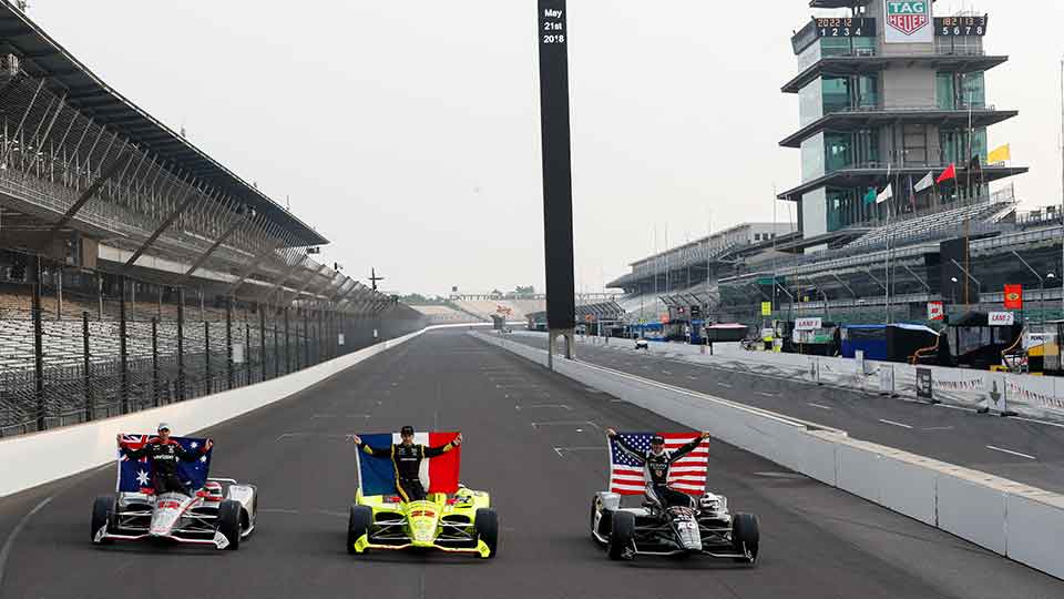 Front Row shot for the 2018 Indy 500